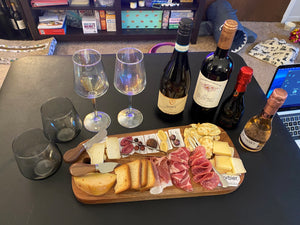 Virtual Cheese and Wine Tasting Celebrating Valentine's Day !