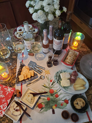 Virtual Cheese and Wine tasting celebrating Holiday Entertaining