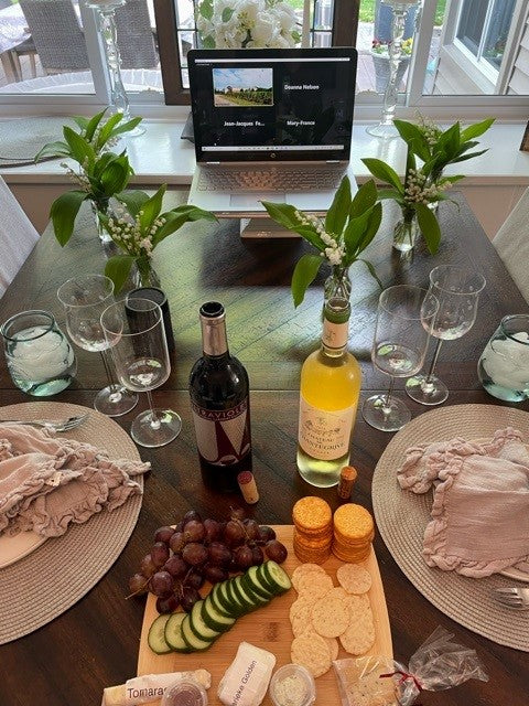 Virtual Cheese and Wine Tasting celebrating Summer !